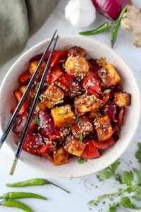 FIERY GOCHUJANG PANEER BITES
